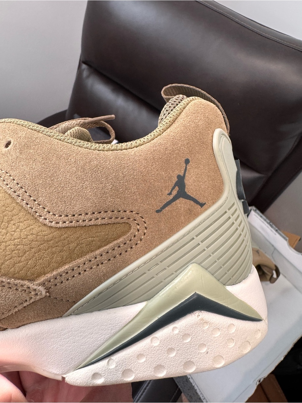Jordan MVP 92 Brown Kelp New Never Worn - Picture 2 of 5
